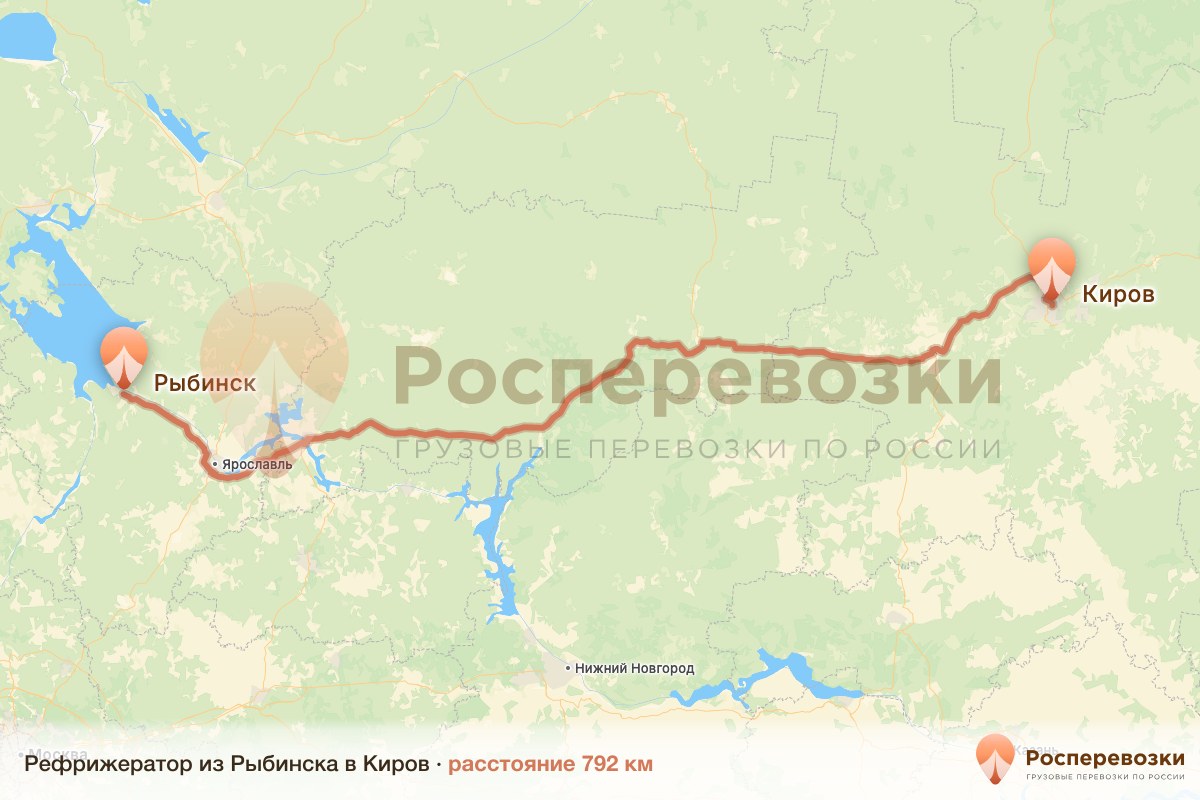 Рефрижератор Рыбинск Киров