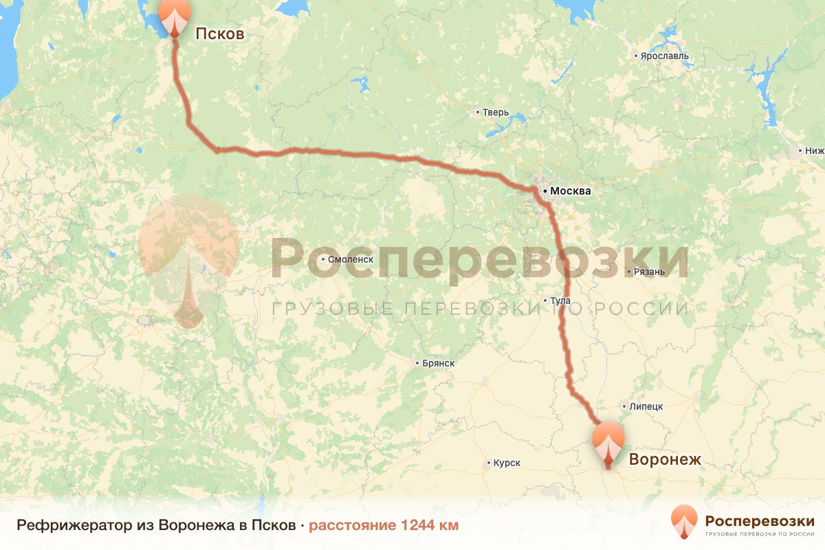Рефрижератор Воронеж Псков