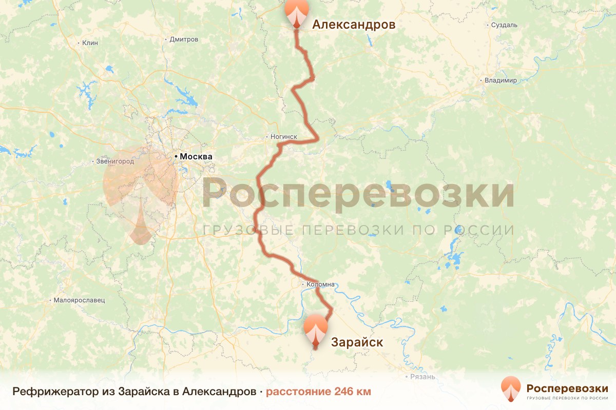 Рефрижератор Зарайск Александров